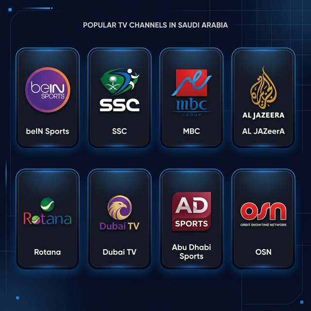قنوات IPTV العربية والعالمية — أكثر من 10000 قناة